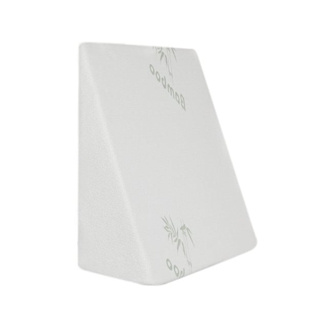 Bedding Wedge Pillow Memory Foam Cushion Back Neck Support Bamboo 25cm Image 2
