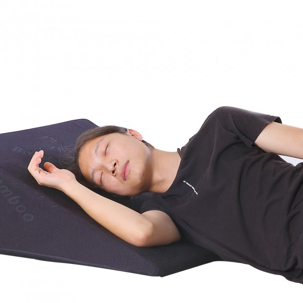 Cool Gel Memory Foam Bed Wedge Pillow Cushion Xl-size Image 2