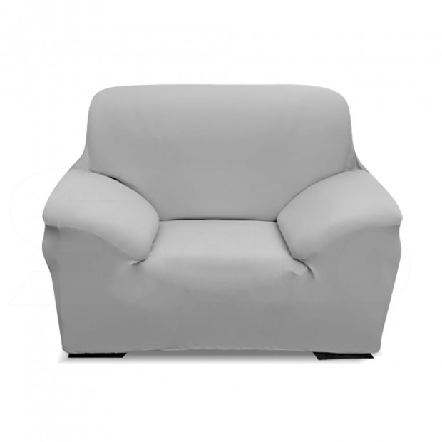 Easy Fit Stretch 1seater Couch Sofa Slipcover Grey