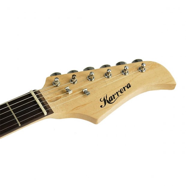 Karrera Full Size Electric Guitar - Sunburst Image 5