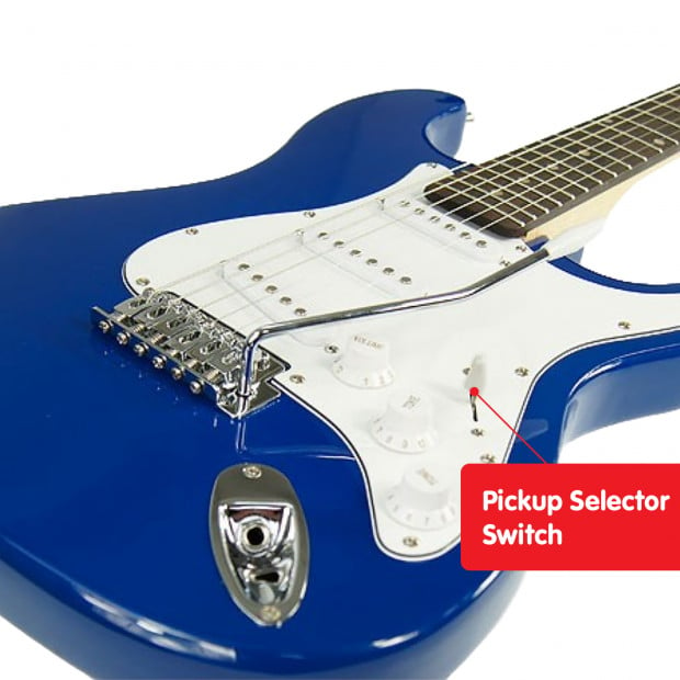 Karrera Full Size Electric Guitar - Blue Image 3