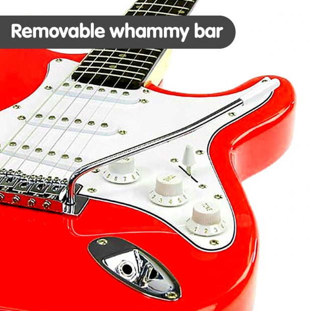 Karrera Full Size Electric Guitar - Red Image 4