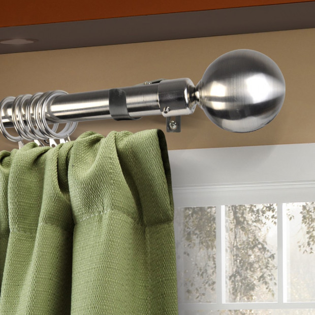 Top Quality Curtain Rod Pole Rail Set Extendable 190-380cm