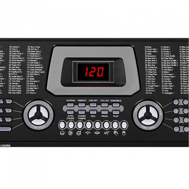 ALPHA 61 Keys LED Electronic Piano Keyboard Image 6
