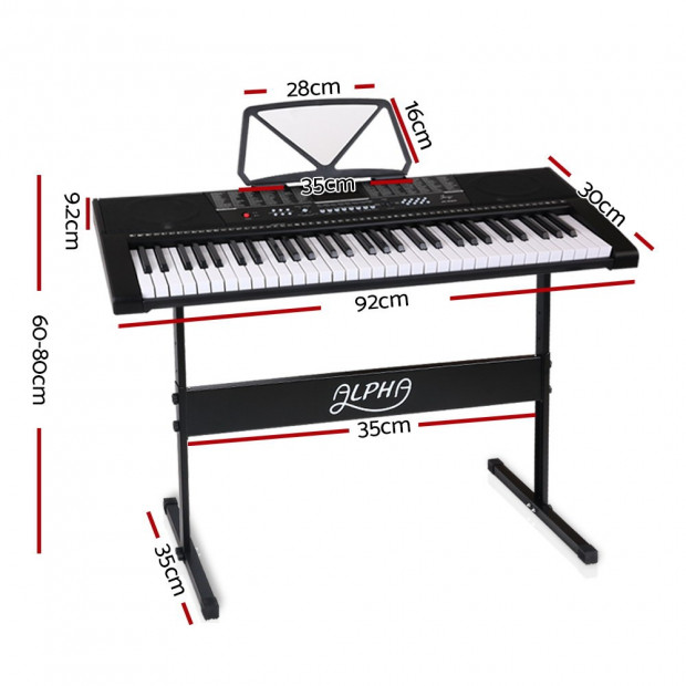 61-Key Electronic Keyboard EK-63 Image 1