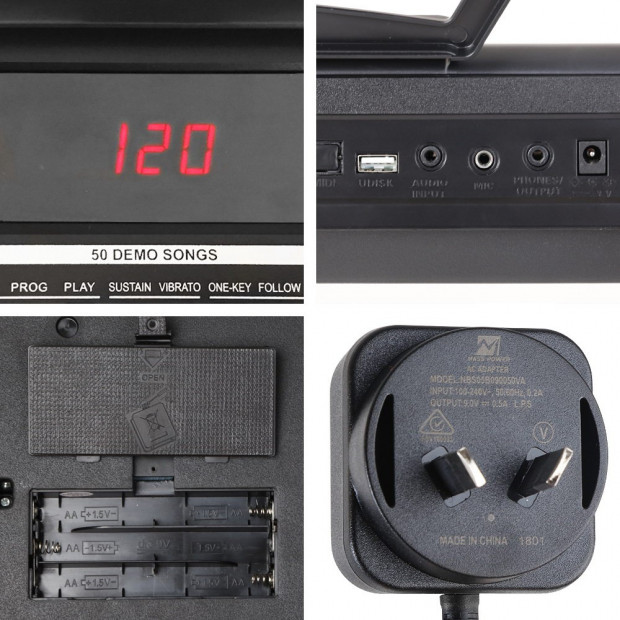 61-Key Electronic Keyboard EK-63 Image 6