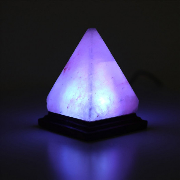 Salt Lamp Globes USB Himalayan Natural Crystal Rock Cord Night Light Image 6