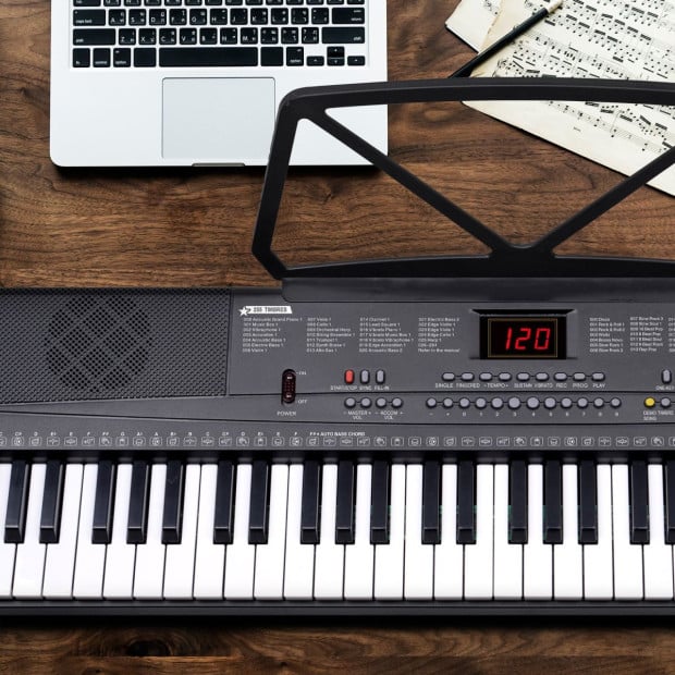 Karrera 61-Key Electronic Piano Keyboard 75cm - Black CHJ-61-75 Image 11