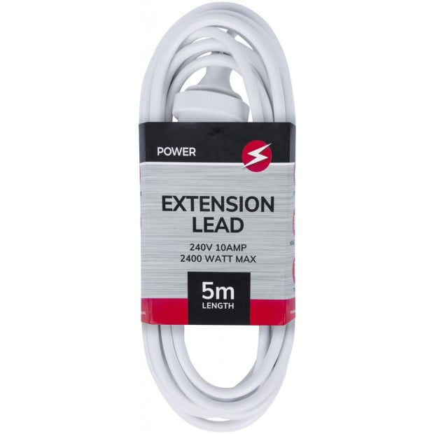 Power Extension Lead Standard Australian 240v 3-pin Plug Cord Cable 5m Image 3