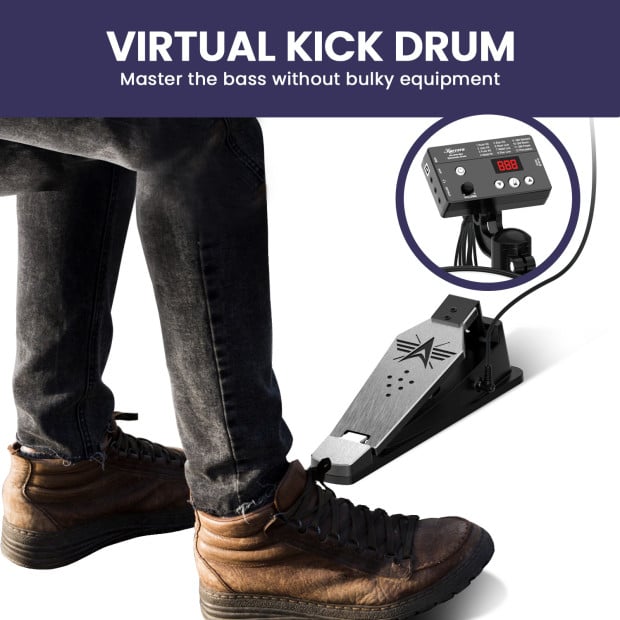 Karrera TDX-16 Electronic Drum Kit with Pedals Image 17