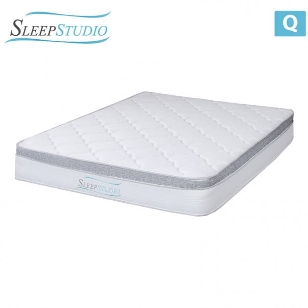 Latex Foam Euro Top Spring Mattress - QUEEN