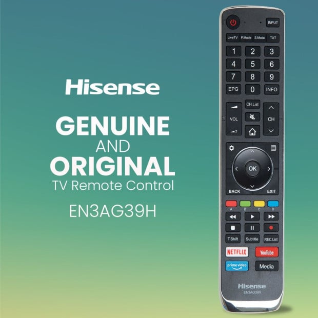 Genuine Hisense EN3AG39H TV Remote Control