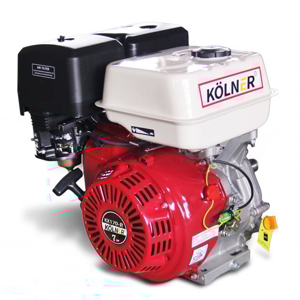 Kolner 7HP Horizontal Key Shaft Q Type Petrol Engine - Recoil Start
