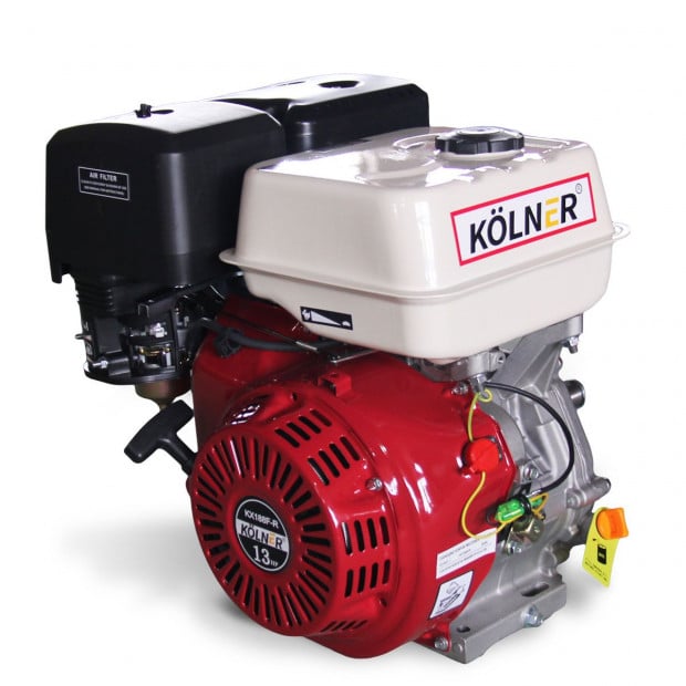 Kolner 13hp 25.4mm Horizontal Key Shaft Q Type Engine - Recoil Start