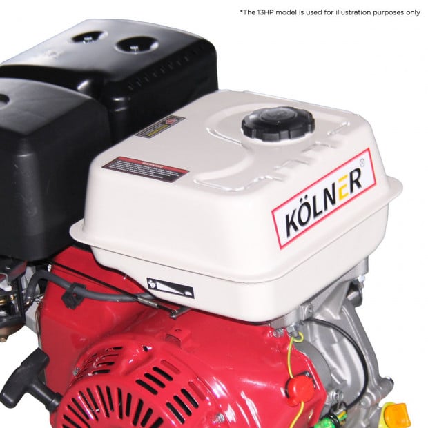 Kolner 16hp 25.4mm Horizontal Key Shaft Q Type Engine - Recoil Start Image 3