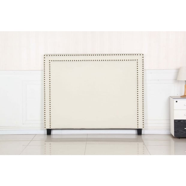Enzo Queen White Headboard Image 2