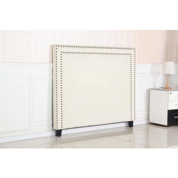 Enzo Queen White Headboard Image 3