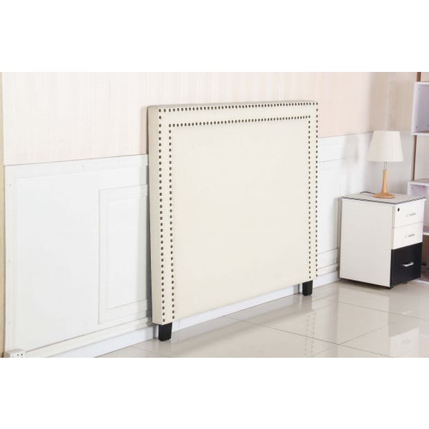 Enzo Queen White Headboard Image 4