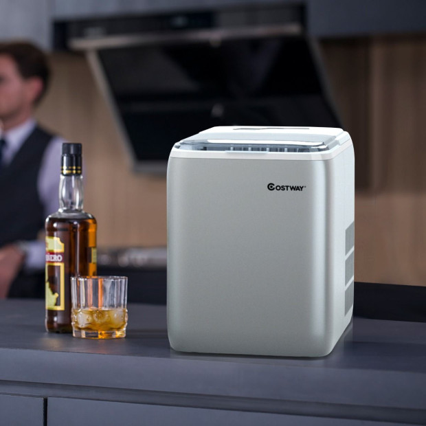 Portable Ice Machine With Selfclean Function For Home