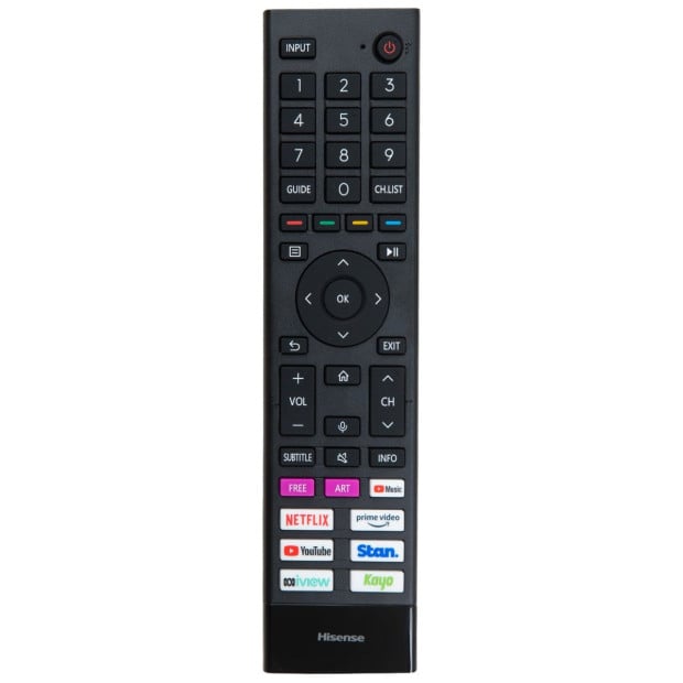 Genuine Hisense ERF3G80H TV Remote Control Image 2