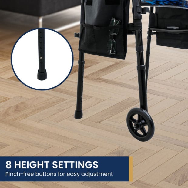 Evekare Deluxe Trigger Release Folding Adult Walker Image 7