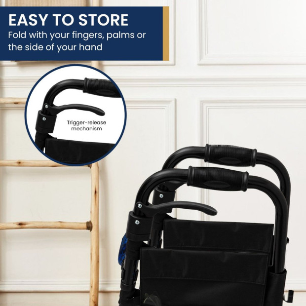 Evekare Deluxe Trigger Release Folding Adult Walker Image 9