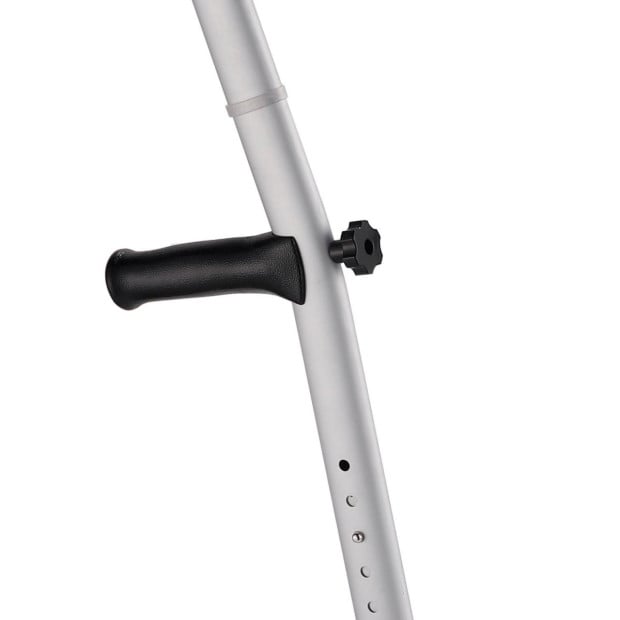 Evekare Heavy Duty Under Arm Walking Crutch - Silver Image 8