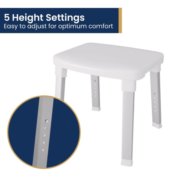 Evekare Deluxe Bathroom Stool