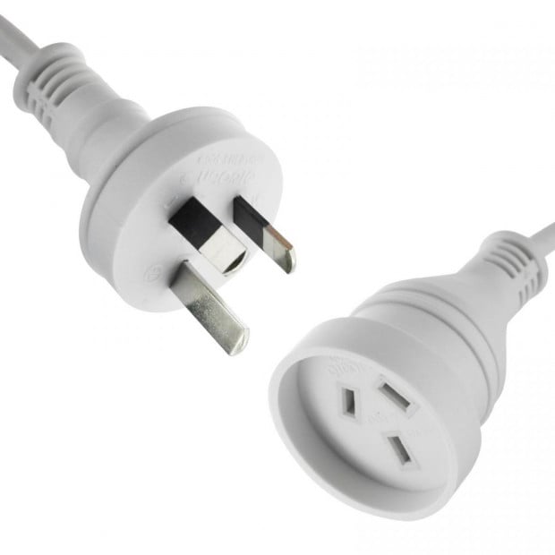 Power Extension Lead Standard Australian 240v 3-pin Plug Cord Cable 5m Image 2