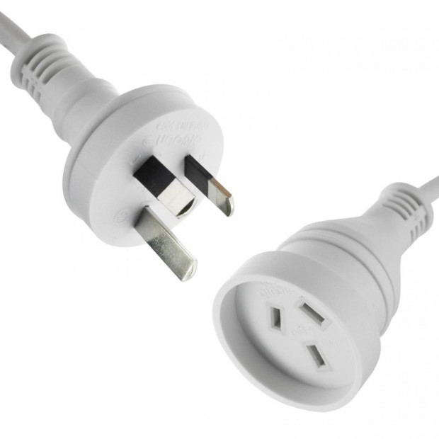 Power Extension Lead Standard Australian 240v 3-pin Plug Cable 10m Image 2