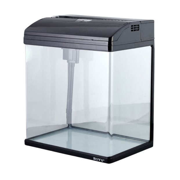 37L Aquarium With Bio Filter System LED Kit Curved Design Complete Kit Image 2
