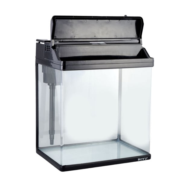 37L Aquarium With Bio Filter System LED Kit Curved Design Complete Kit Image 3