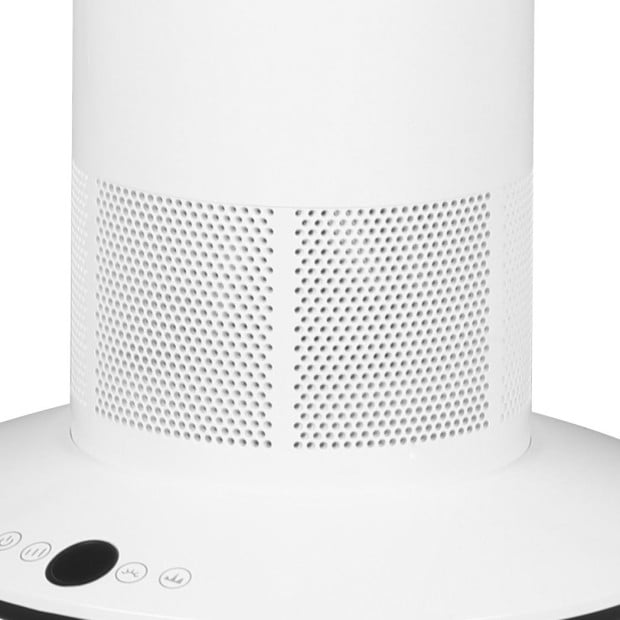 Bladeless Electric Fan Cooler Heater Air Cool Sleep Timer Image 4