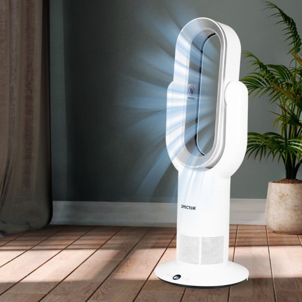Bladeless Electric Fan Cooler Heater 2-in-1 Air Cool - Remote Control Image 7