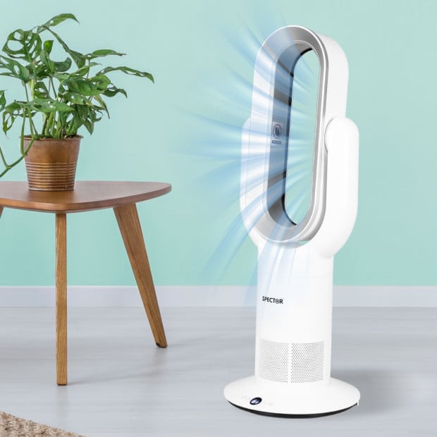 Bladeless Electric Fan Cooler Heater 2-in-1 Air Cool - Remote Control Image 8