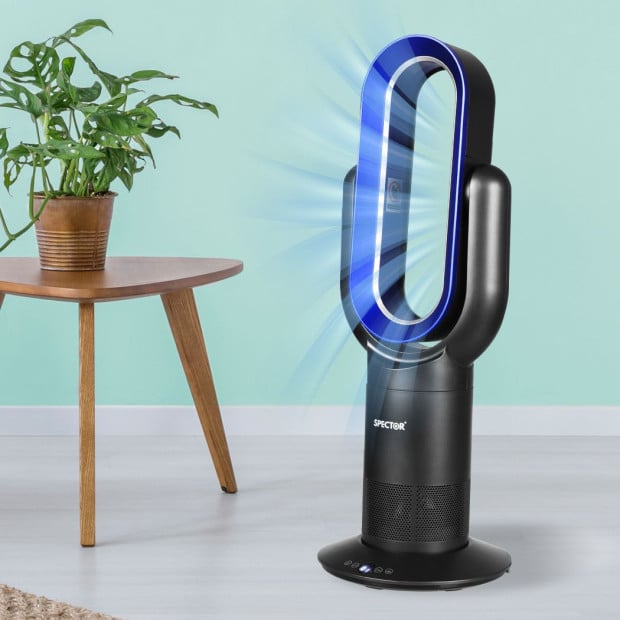 Bladeless Electric Fan Cooler Heater Timer Remote Control Image 8