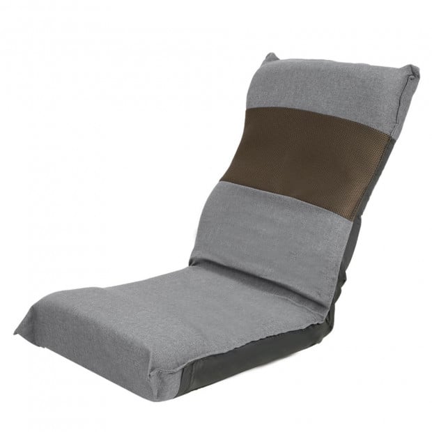 Adjustable Floor Lounge Chair 98 x 46 x 19cm - Light Grey