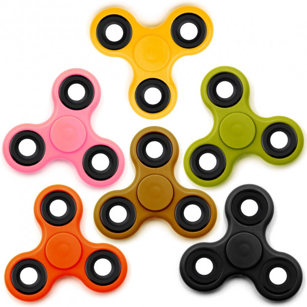 Fidget Spinner Tri-Hand Stress Relief Toy Image 2