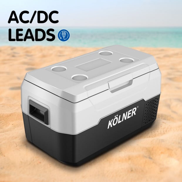 Kolner 20L Portable 12v Car Fridge Cooler Camping Freezer Black Image 11