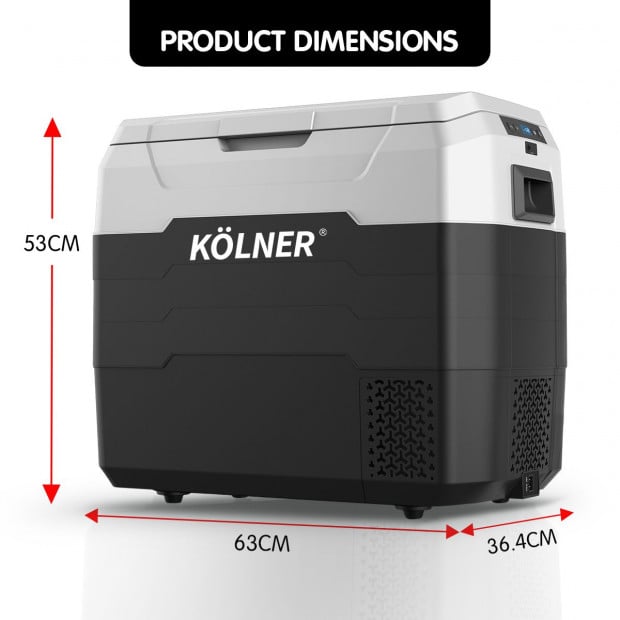 Kolner 50L Portable Fridge Cooler Freezer Camping Refrigerator Image 8