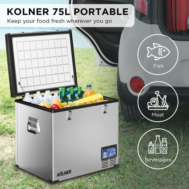 Kolner 75L Portable Fridge Chest Freezer Image 10