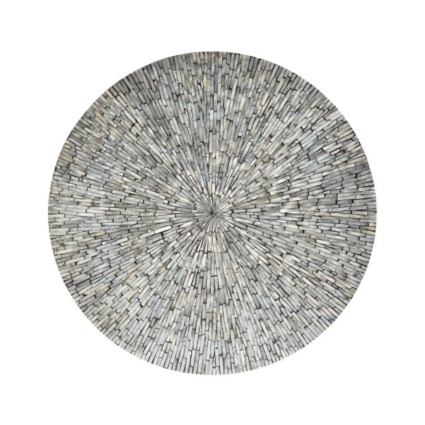 Mont Blanc Mother Of Pearl Hand Made Coffee Table Round Image 5