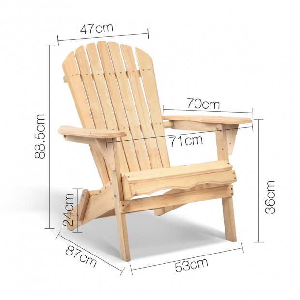 Adirondack style Table & Chair Set Image 2