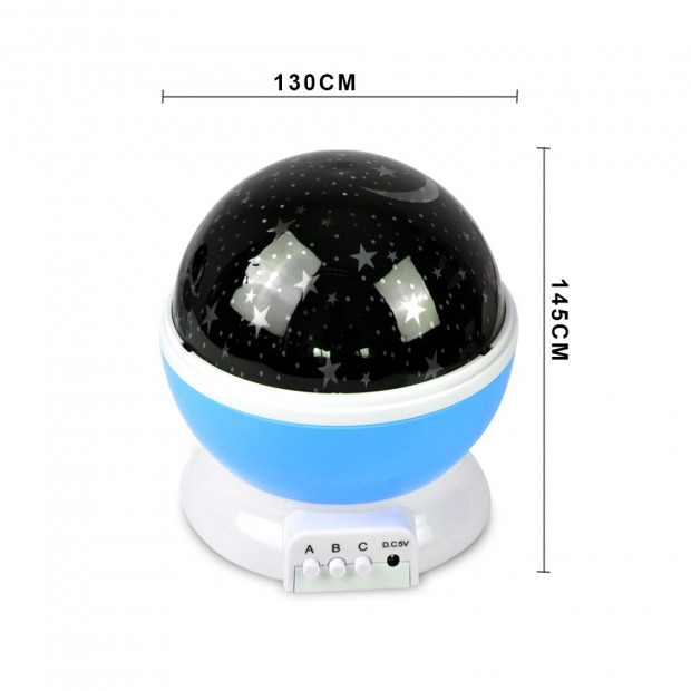 Star Moon Sky Night Projector Light Lamp Kids Baby Bedroom Blue Image 6
