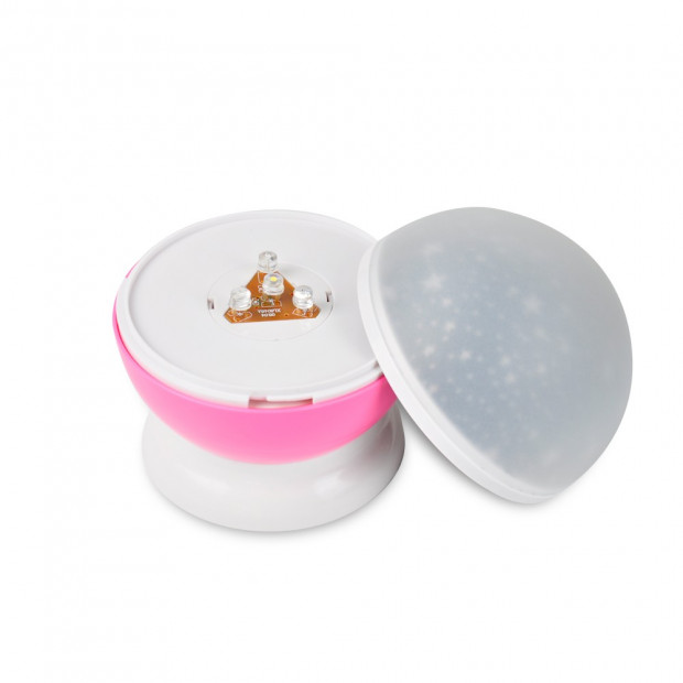Star Moon Sky Starry Night Projector Light Lamp For Kids Bedroom Pink Image 2