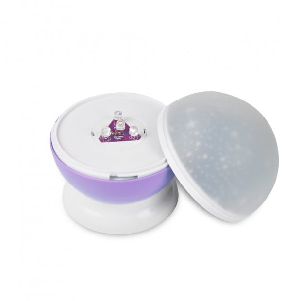 Star Moon Sky Stary Night Projector Light Lamp for Kids Bedroom Purple Image 2