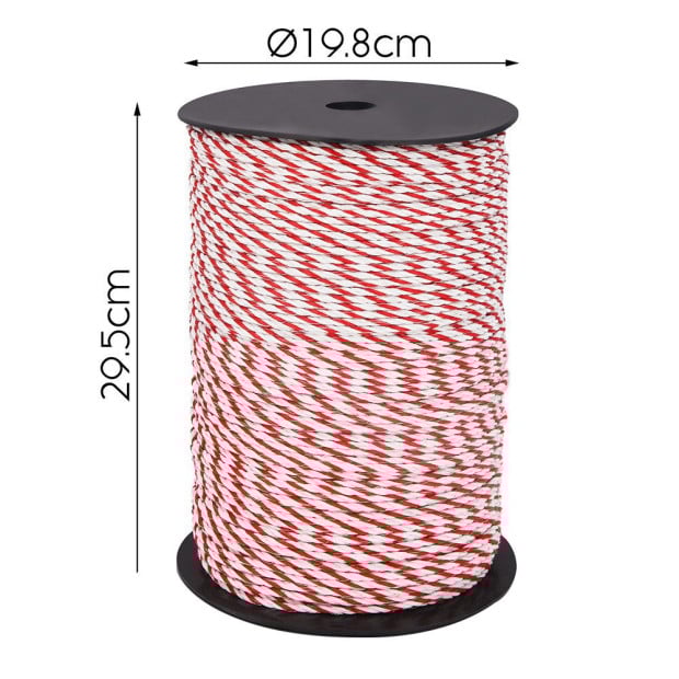 1000M Electric Fence Wire Tape Poly Stainless Steel Fencing Kit
