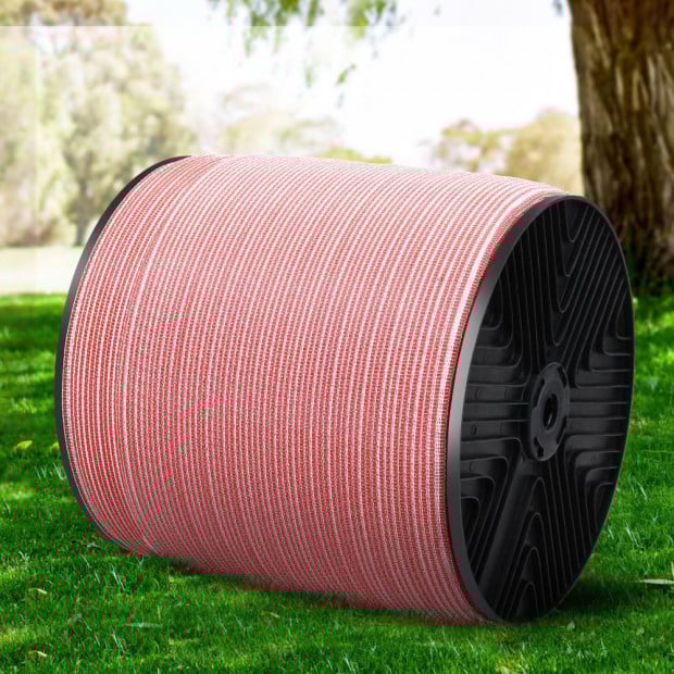 1200M Electric Fence Wire Tape Poly Stainless Steel Fencing Kit Image 7