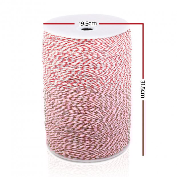 2000M Polywire Roll Electric Fence Energiser Stainless Steel Poly Wire Image 2