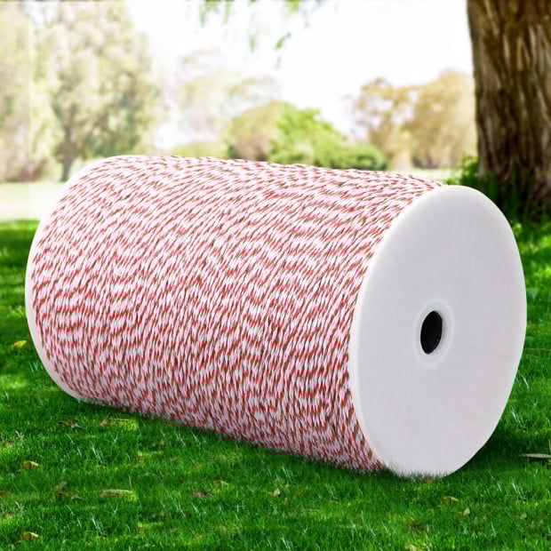2000M Polywire Roll Electric Fence Energiser Stainless Steel Poly Wire Image 7